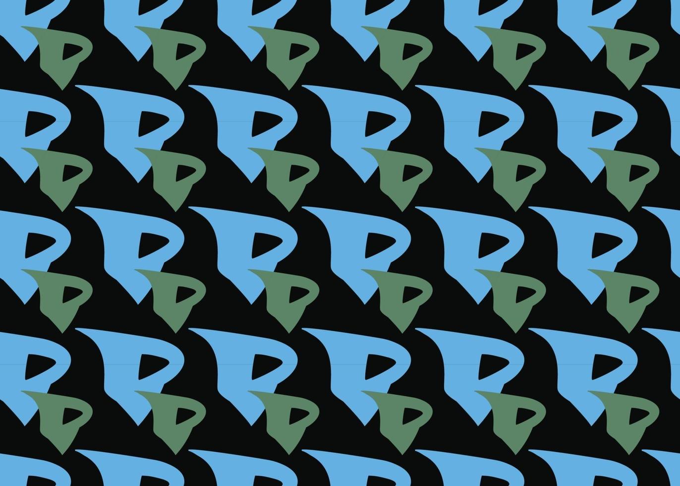 Vector texture background, seamless pattern. Hand drawn, blue, green, black colors.