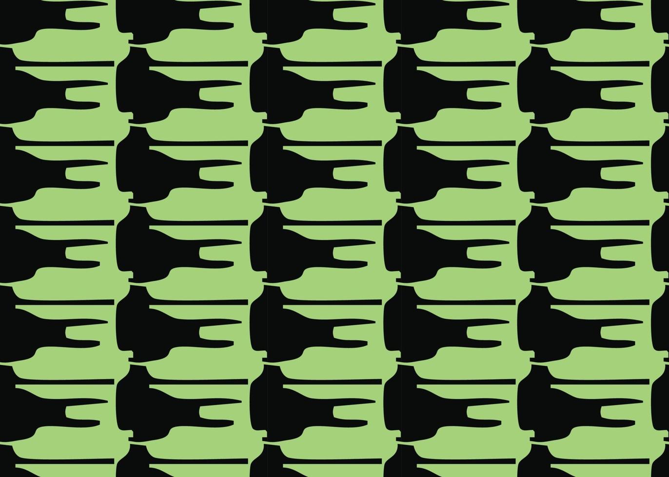 Vector texture background, seamless pattern. Hand drawn, green, black colors.
