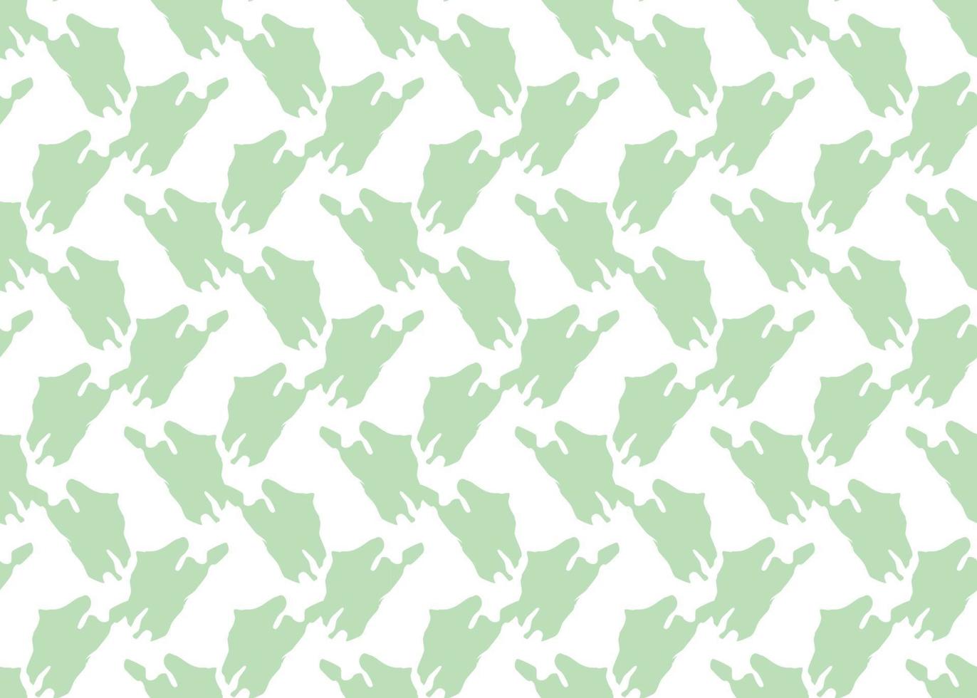 Vector texture background, seamless pattern. Hand drawn, green, white colors.