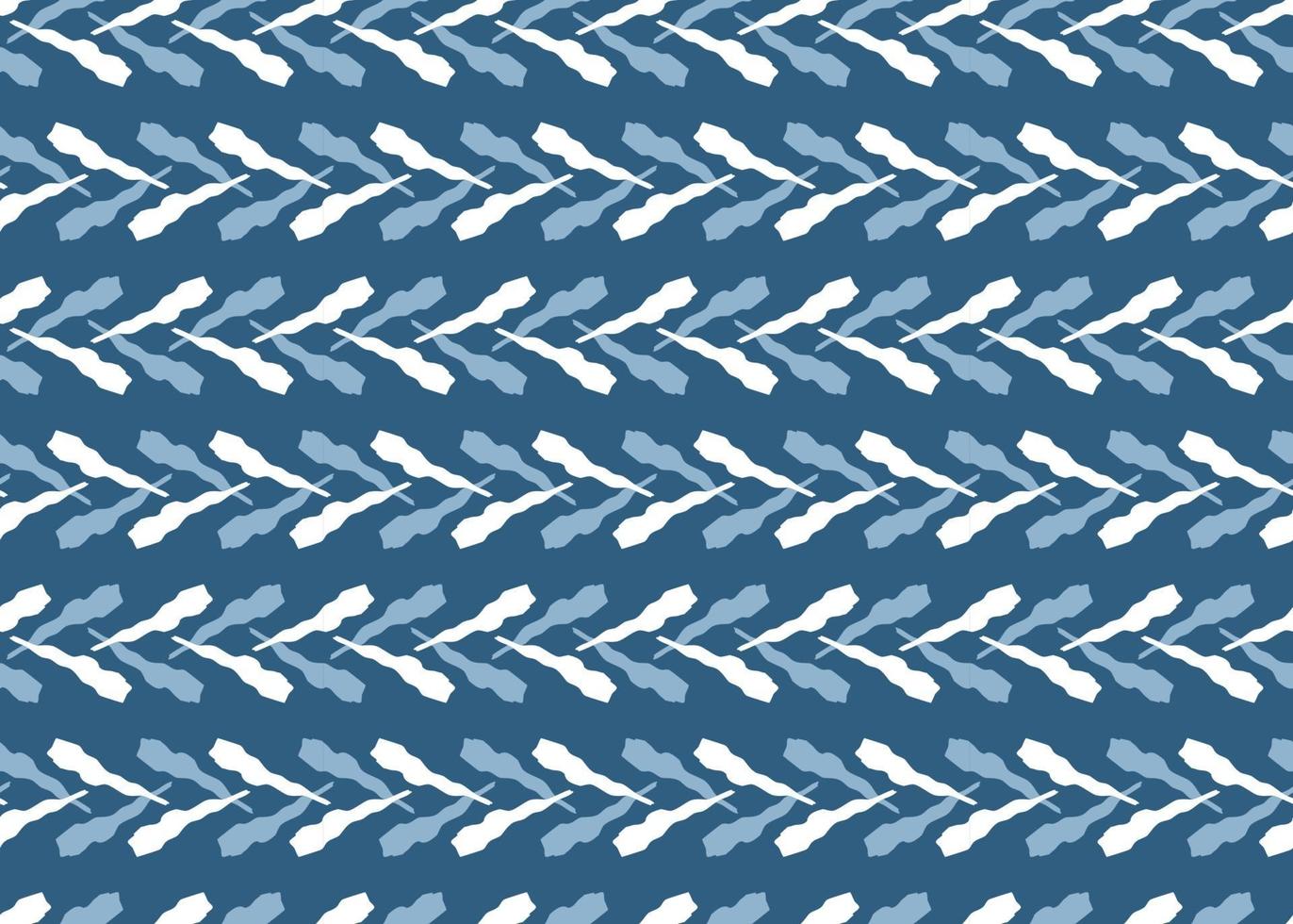 Vector texture background, seamless pattern. Hand drawn, blue, white colors.