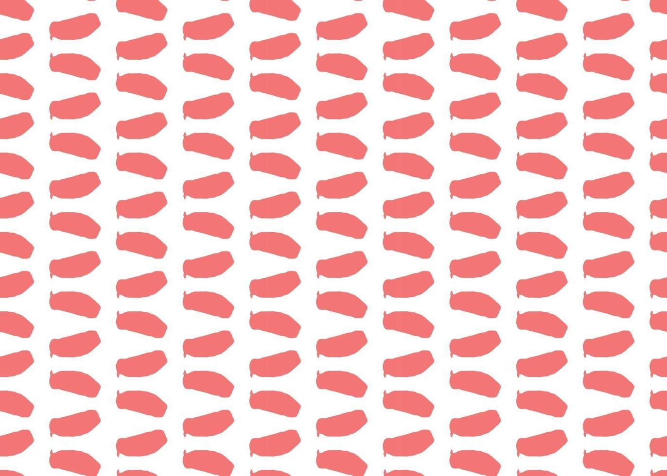Vector texture background, seamless pattern. Hand drawn, red, white colors.