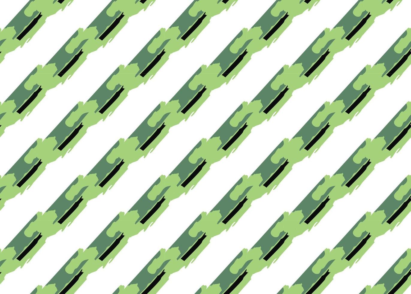 Vector texture background, seamless pattern. Hand drawn, green, black, white colors.