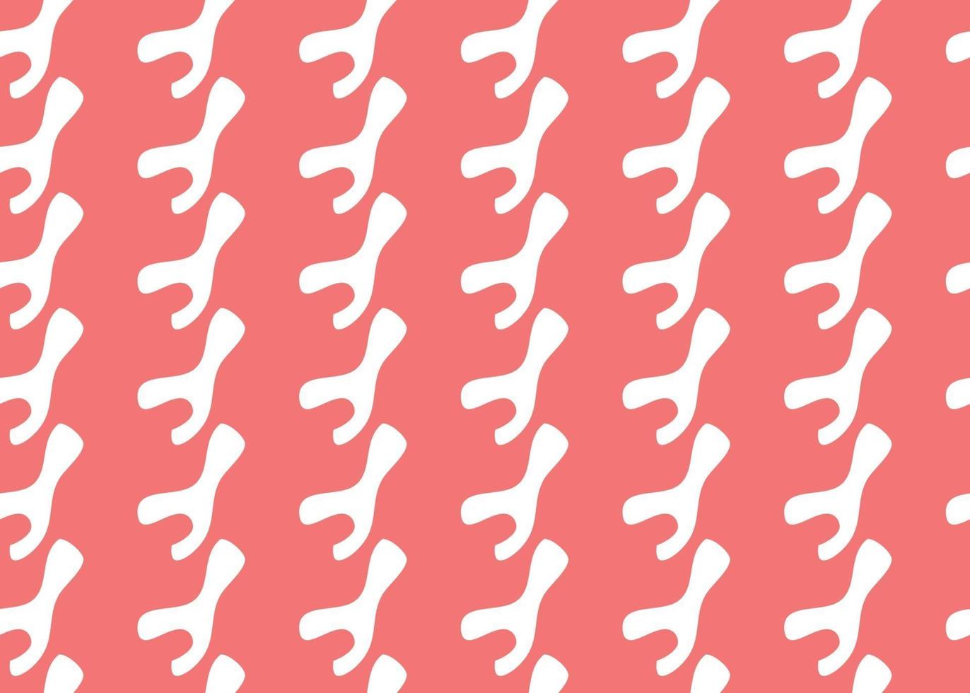 Vector texture background, seamless pattern. Hand drawn, red, white colors.