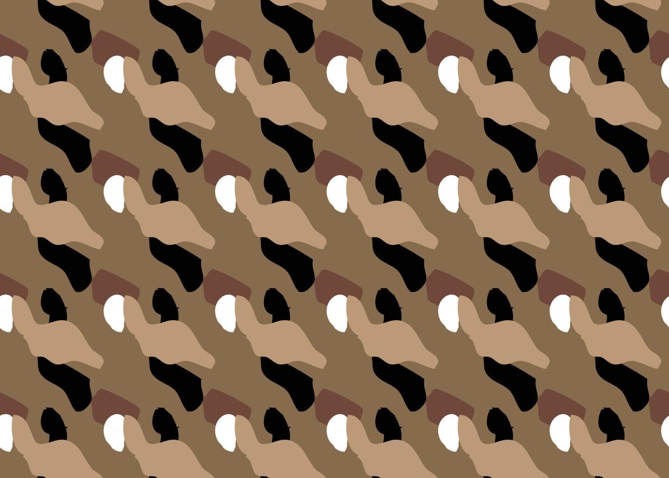 Vector texture background, seamless pattern. Hand drawn, brown, white, black colors.