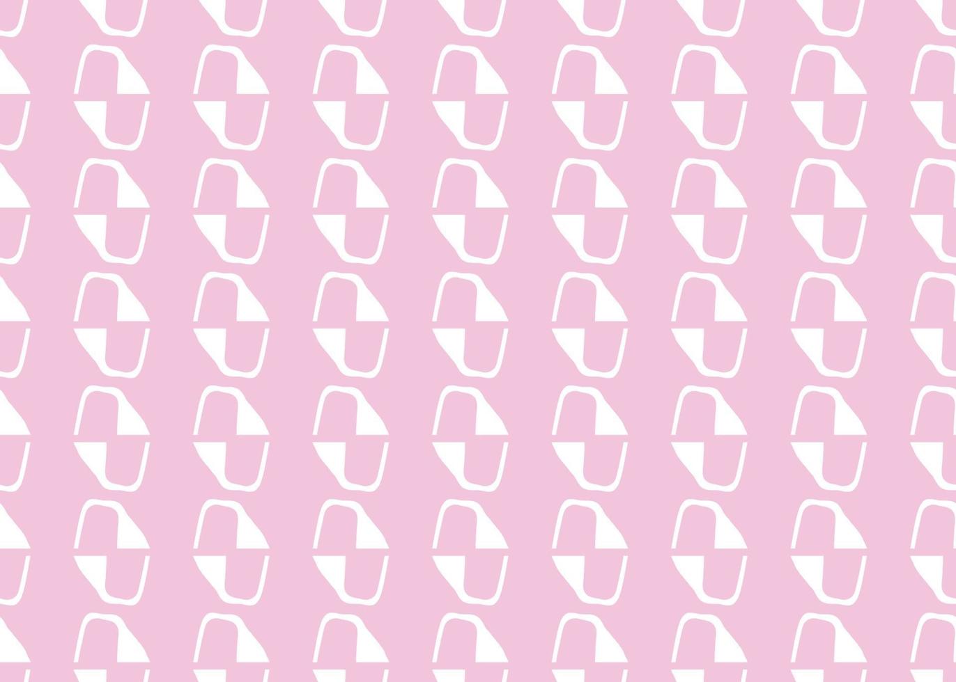 Vector texture background, seamless pattern. Hand drawn, pink, white colors.