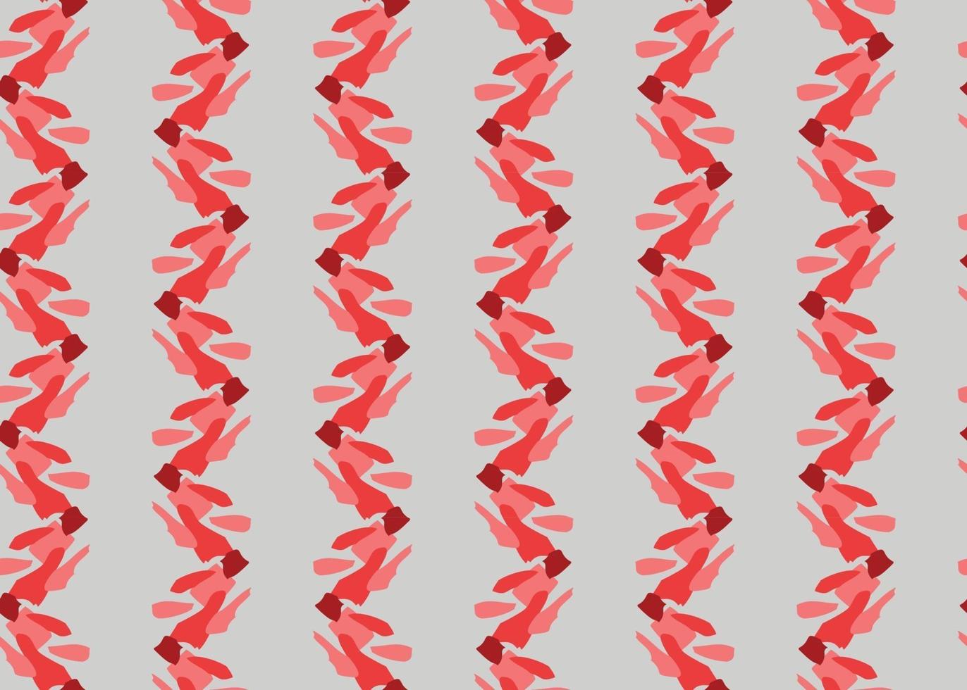 Vector texture background, seamless pattern. Hand drawn, grey, red colors.