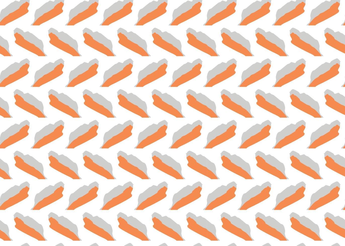 Vector texture background, seamless pattern. Hand drawn, orange, grey, white colors.
