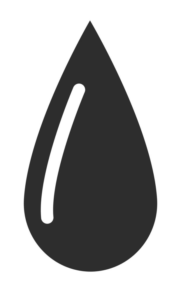 water drop icon vector