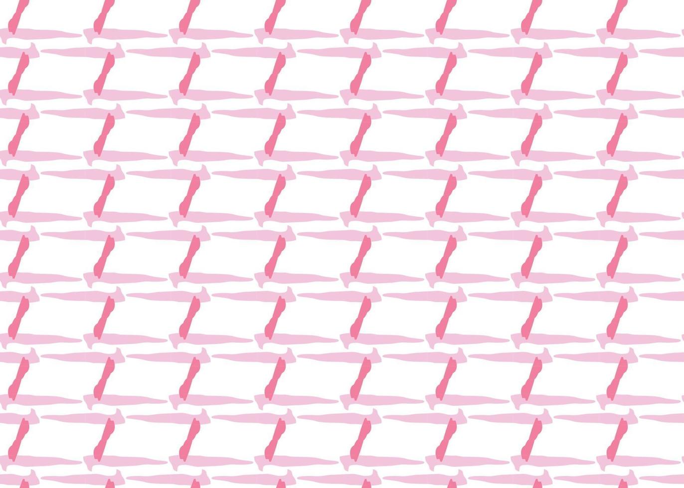 Vector texture background, seamless pattern. Hand drawn, pink, white colors.