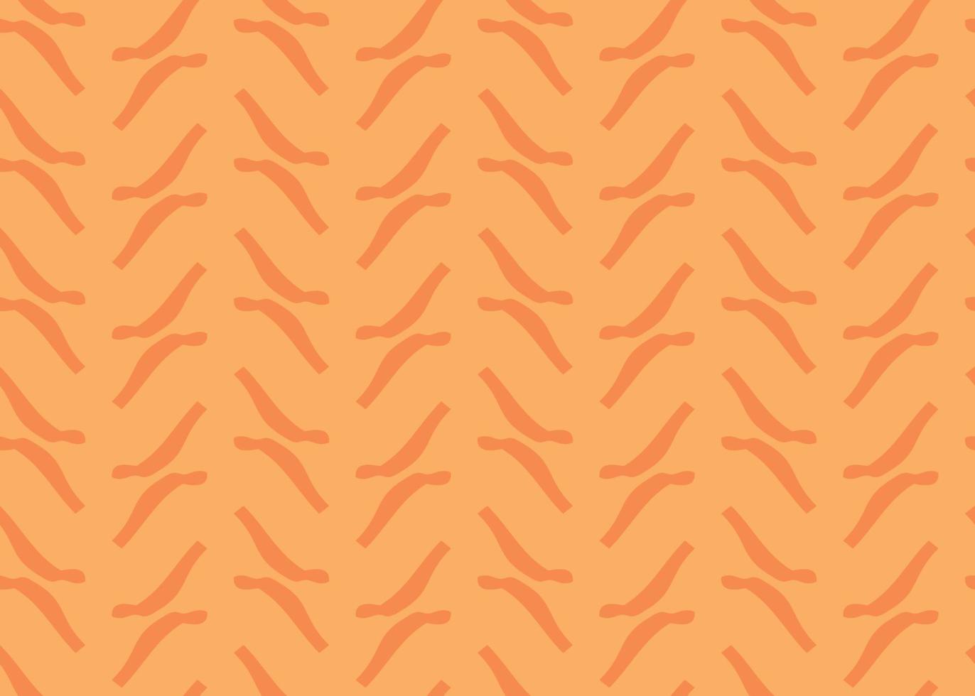 Vector texture background, seamless pattern. Hand drawn, orange colors.