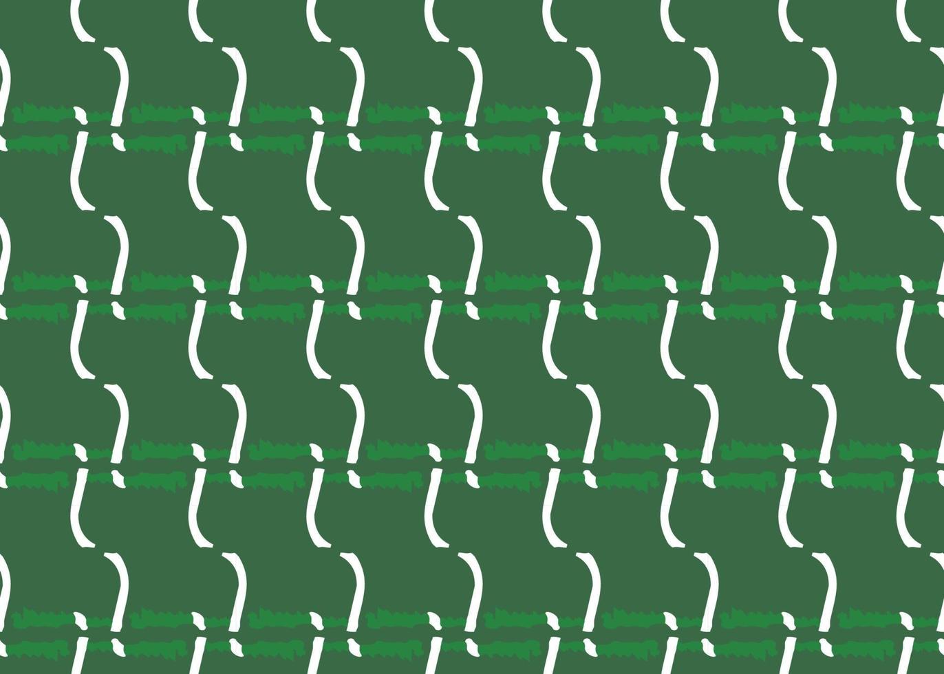 Vector texture background, seamless pattern. Hand drawn, green, white colors.