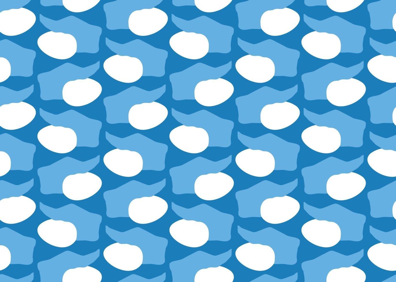 Vector texture background, seamless pattern. Hand drawn, blue, white colors.