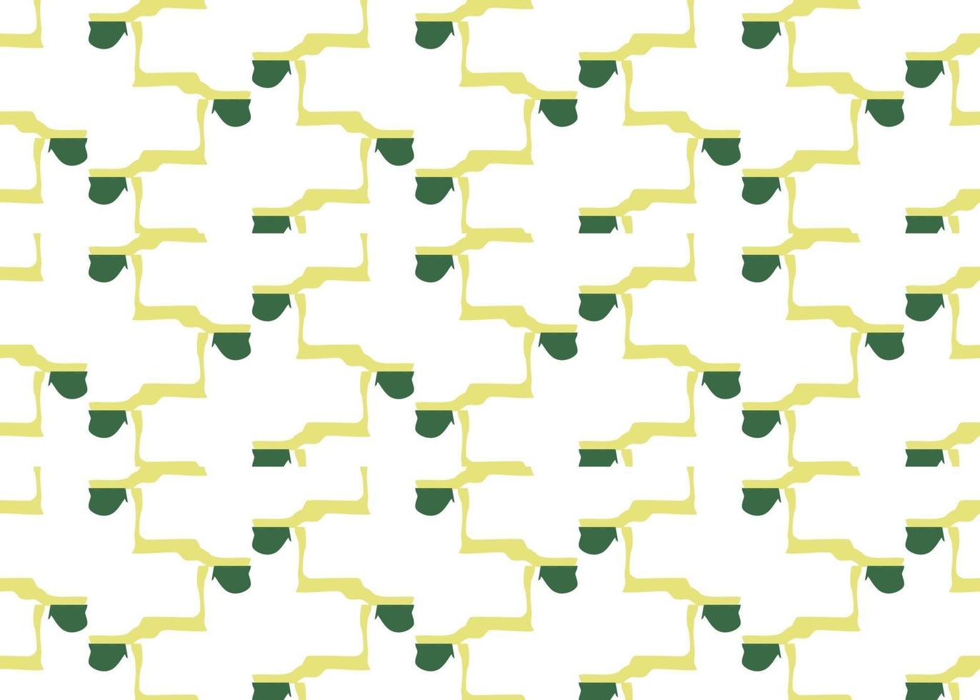 Vector texture background, seamless pattern. Hand drawn, yellow, green, white colors.
