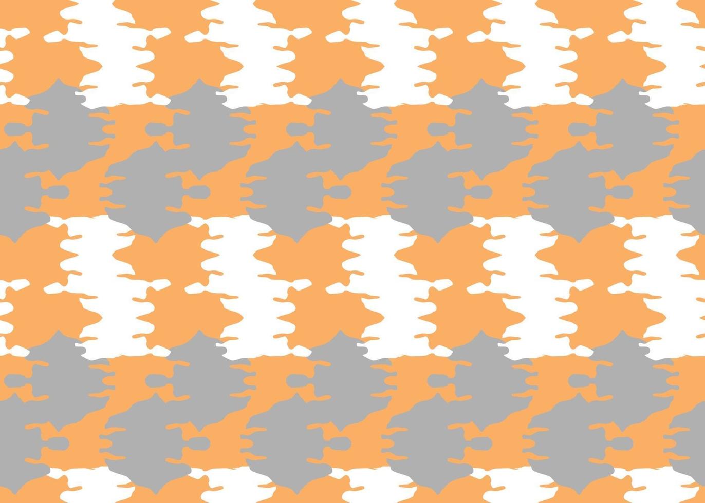 Vector texture background, seamless pattern. Hand drawn, orange, grey, white colors.