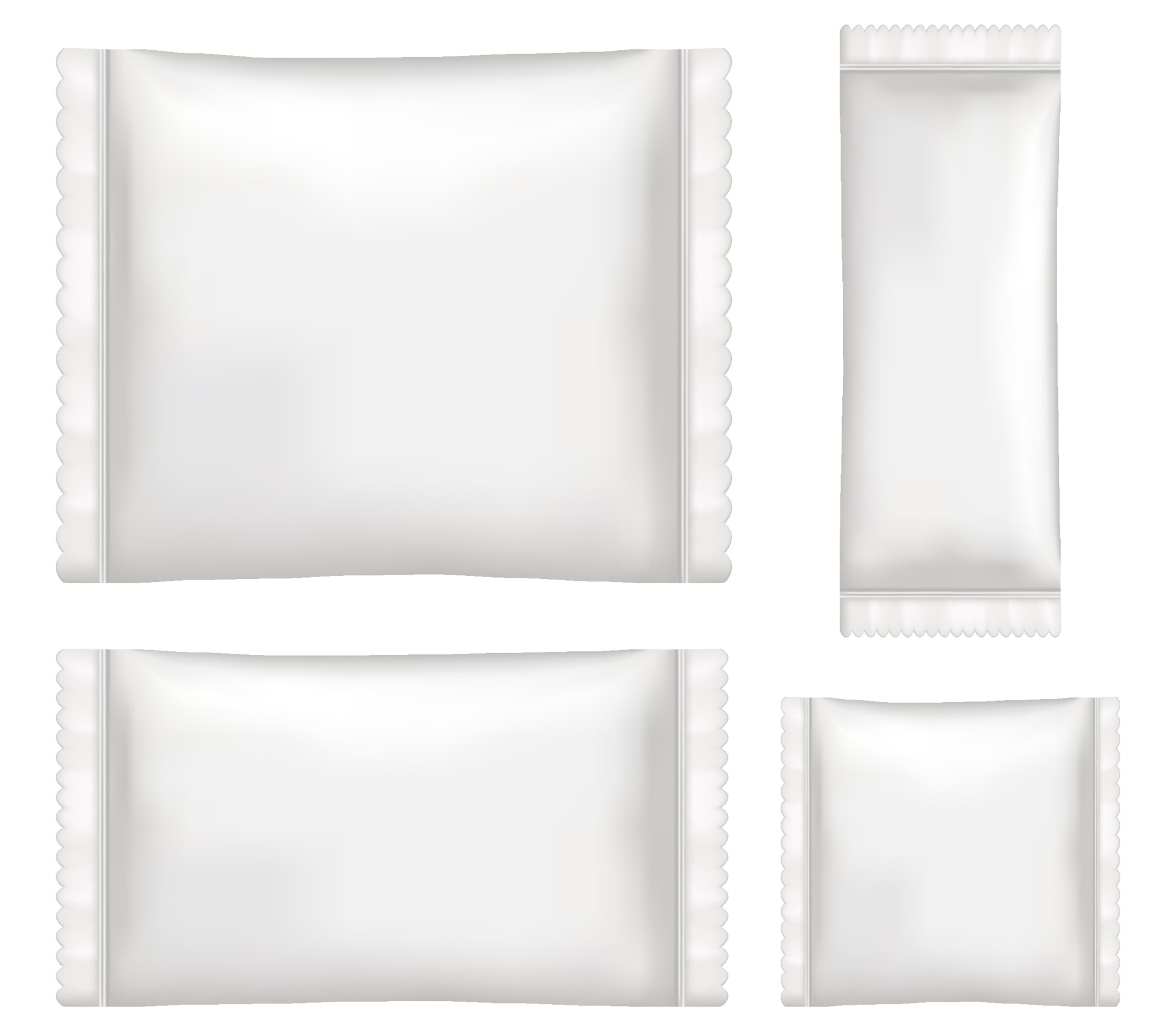 Download Top View Of White Polystyrene And Plastic Packaging Mockup 2264007 Vector Art At Vecteezy