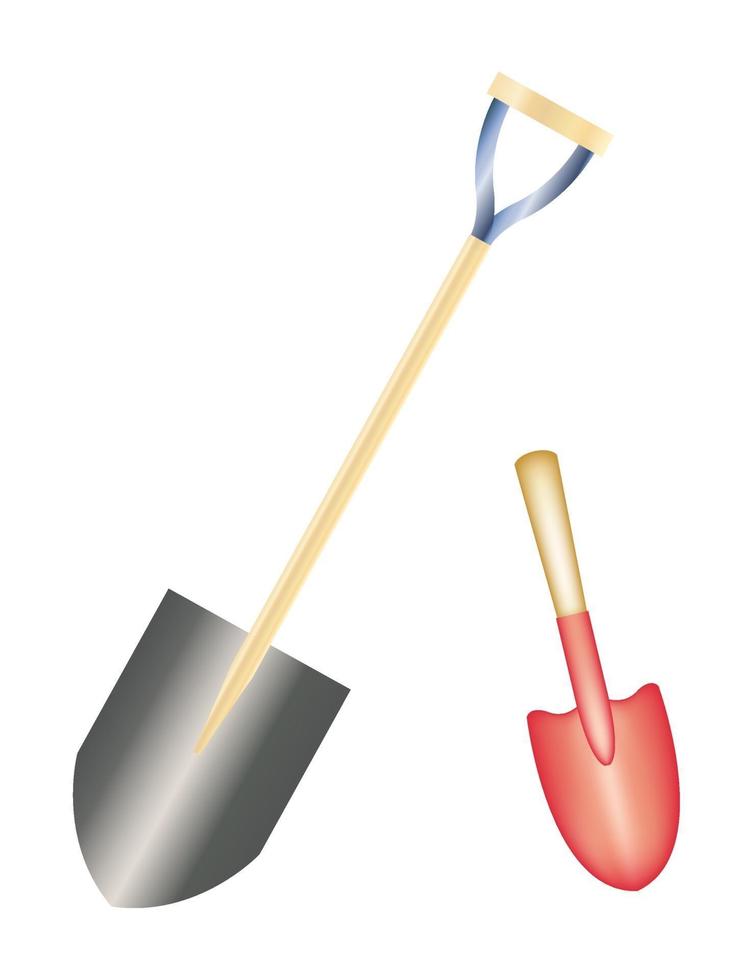 a shovel vector