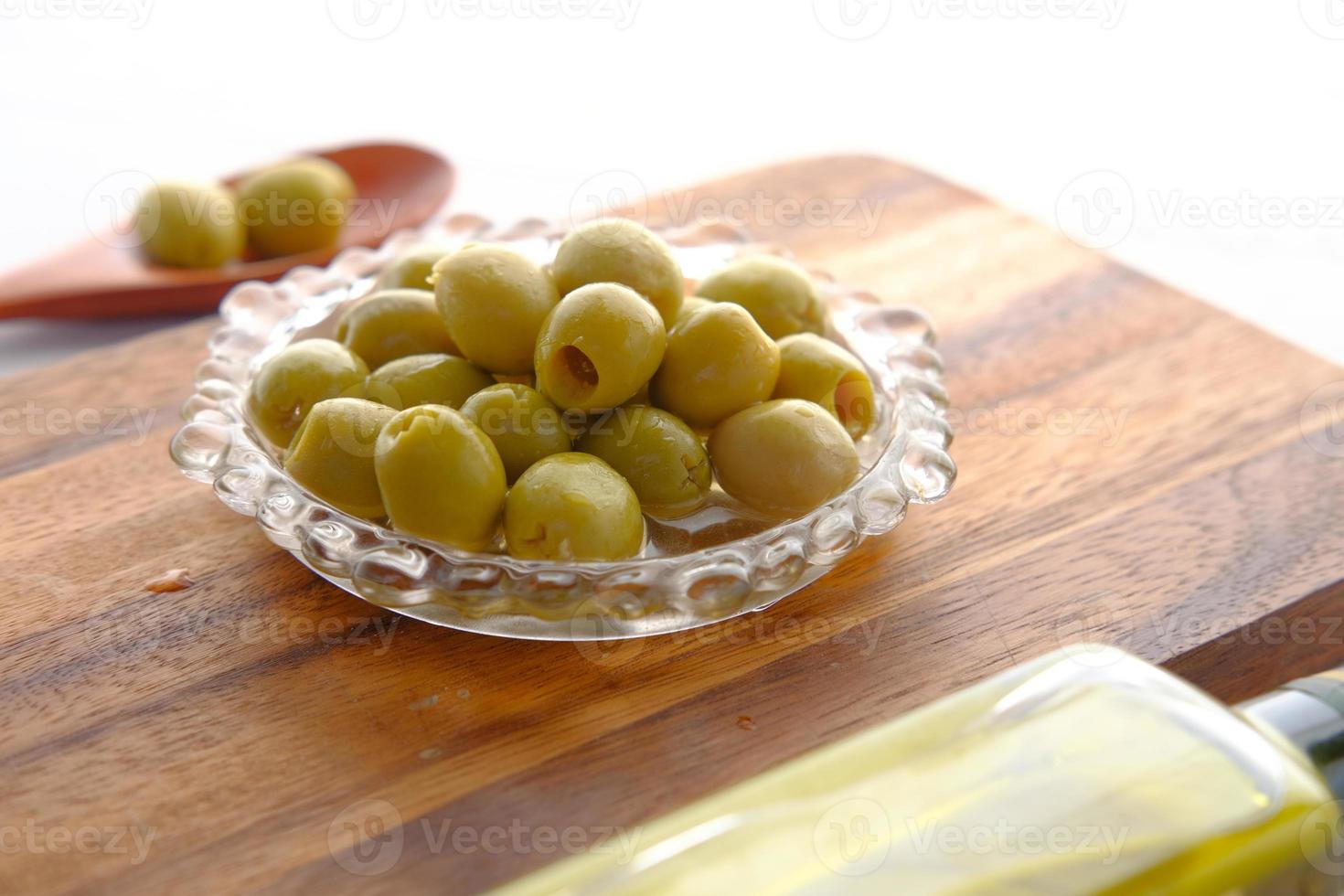 Olives in a dish photo