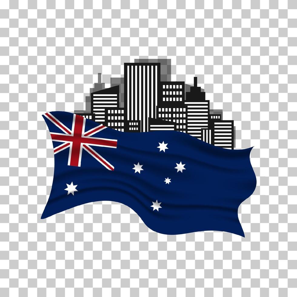 feliz día de australia el 26 de enero concepto de diseño. día de la Independencia. ilustración vectorial vector