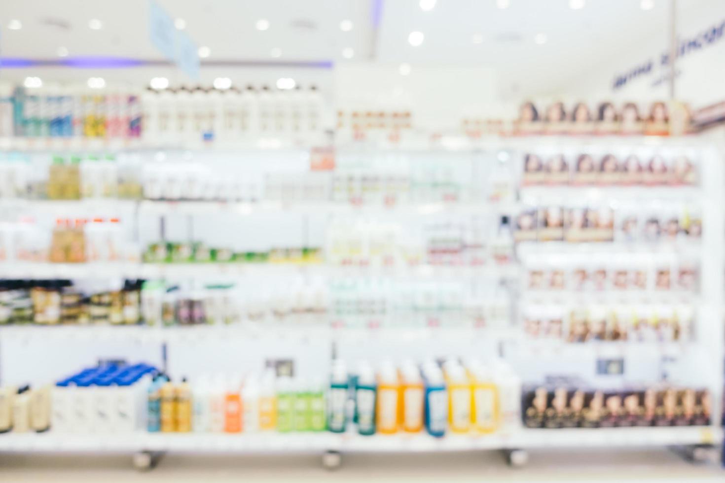 Abstract blur and defocused pharmacy and drug store photo