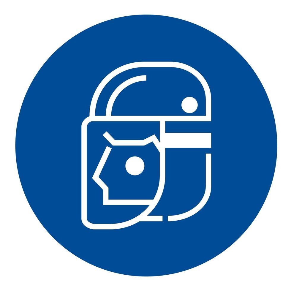 Simple wear protective face mask icons for your design vector