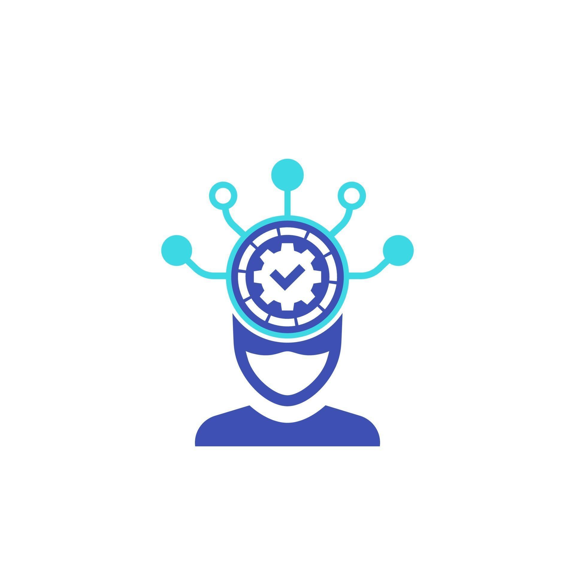 Machine learning icon on white 2265590 Vector Art at Vecteezy