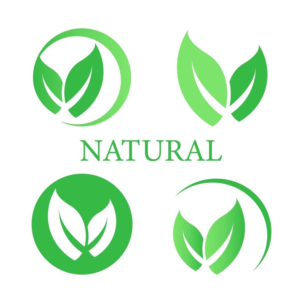 Set of label,logo with text natural product.natural vector design.logo