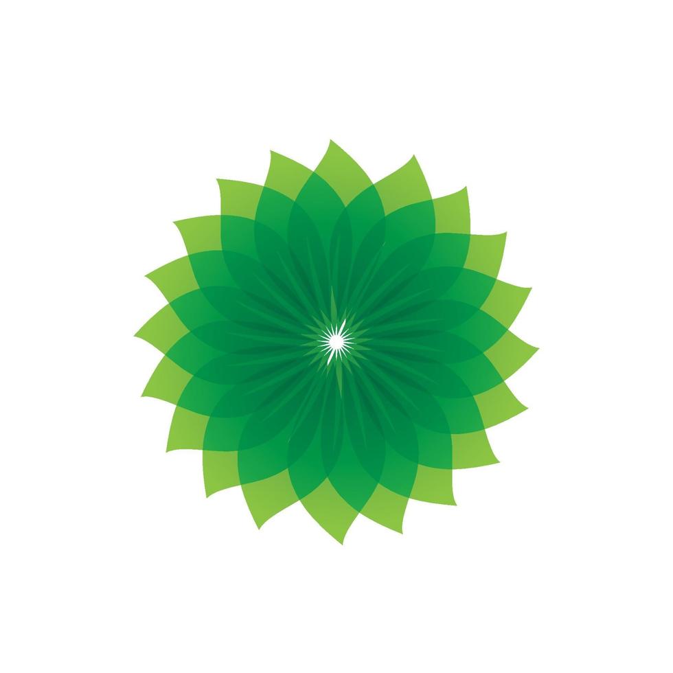 hoja verde logo naturaleza ecología vector
