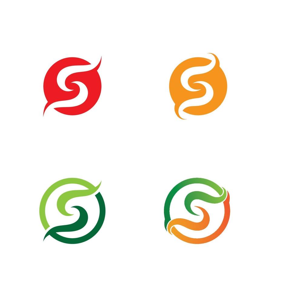 S logo Business corporate design vector