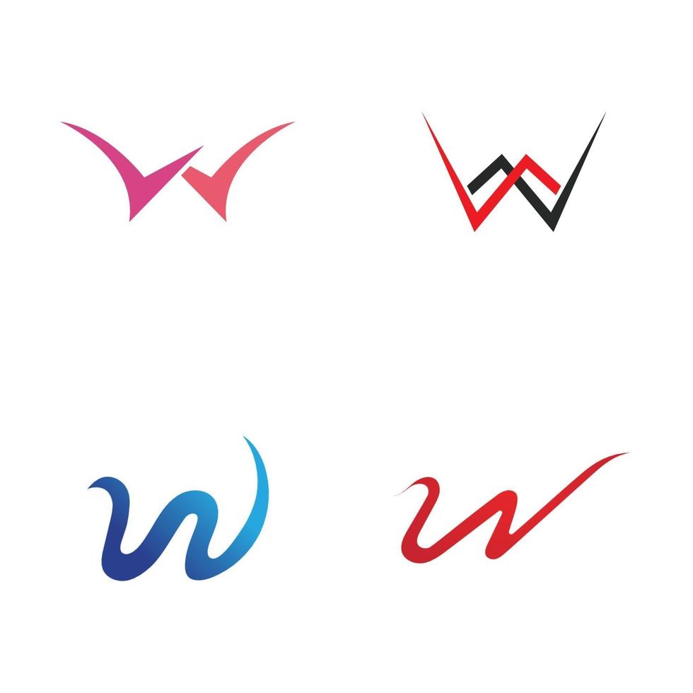 W Letter Logo Template 2265792 Vector Art at Vecteezy