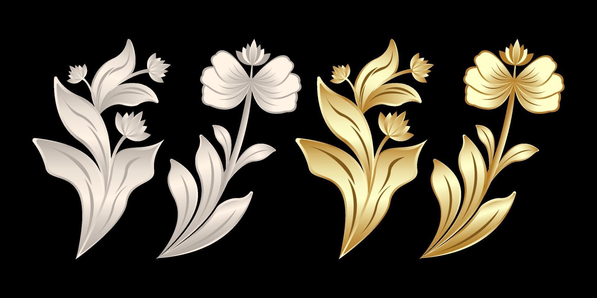 Floral gypsum products stucco weave vector