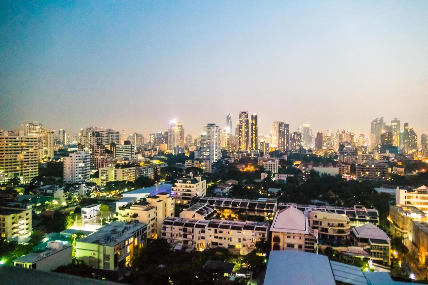 Bangkok city skyline photo