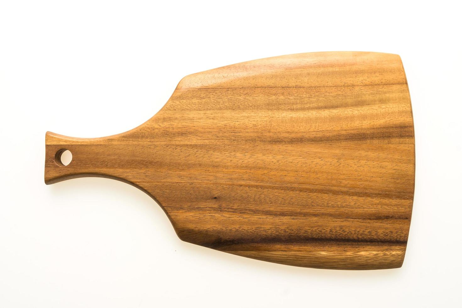 Brown wooden cutting board photo