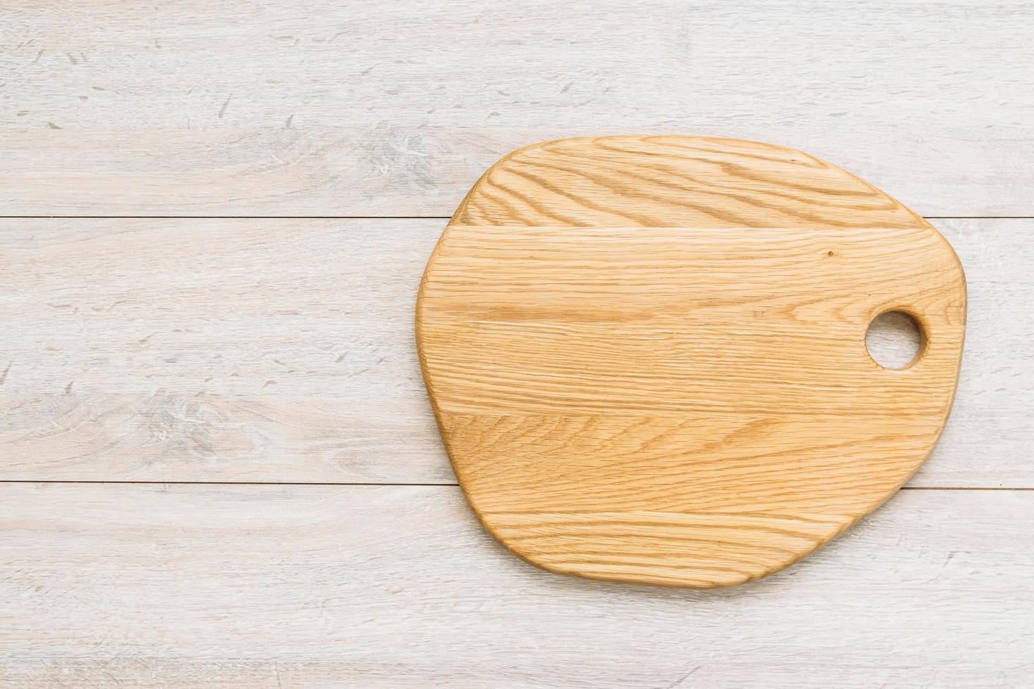 Wood cutting board photo