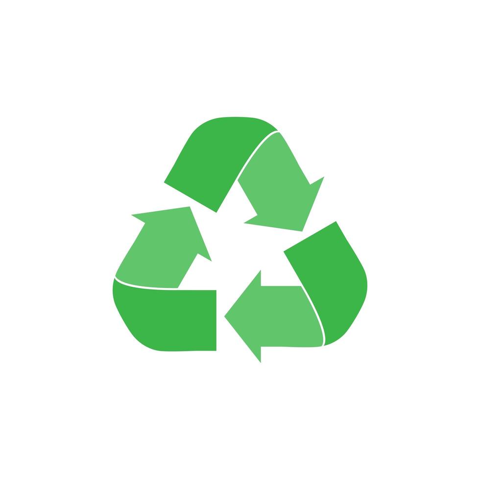 reciclar, icono, gráfico vector