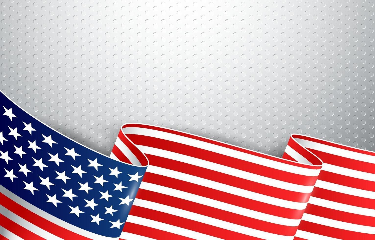 American Flag Background vector