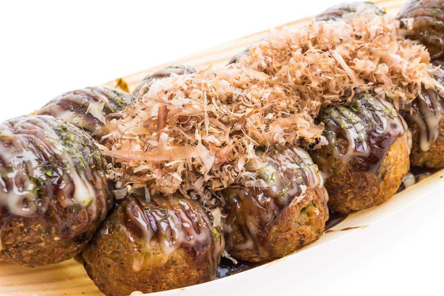Takoyaki ball japanese food photo