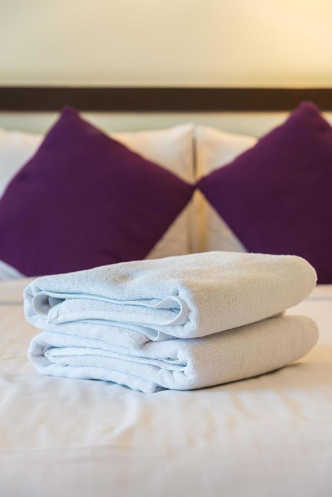 Towels in the bedroom photo