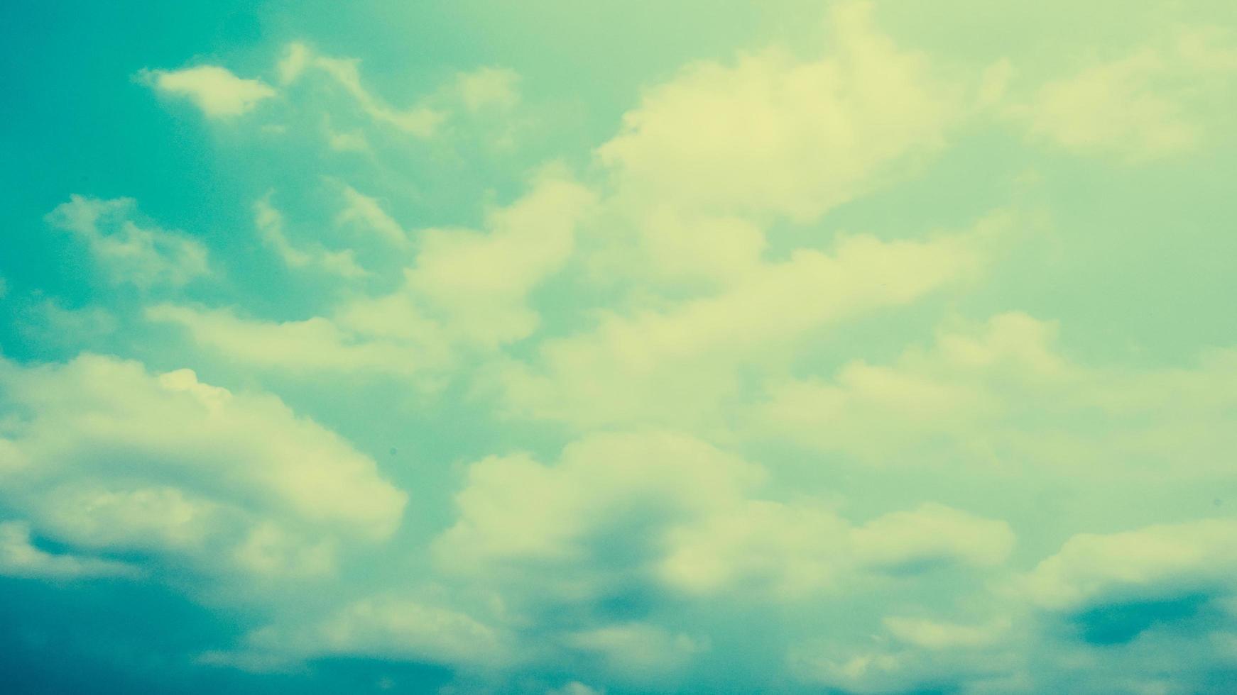 Vintage clouds background photo