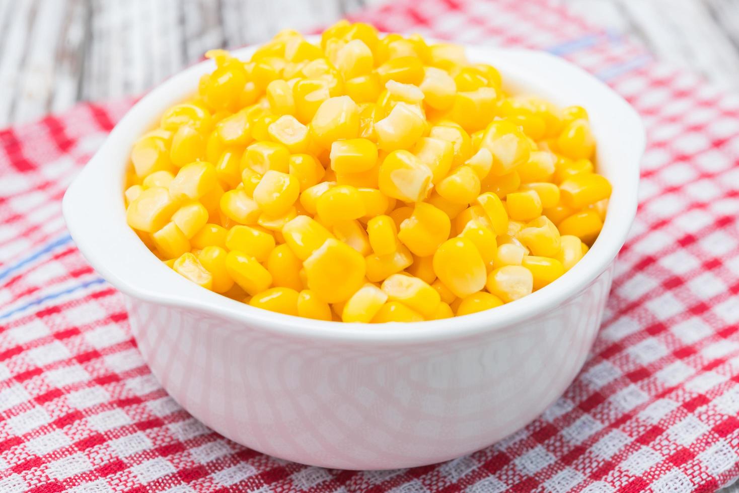 Sweet corn bowl photo