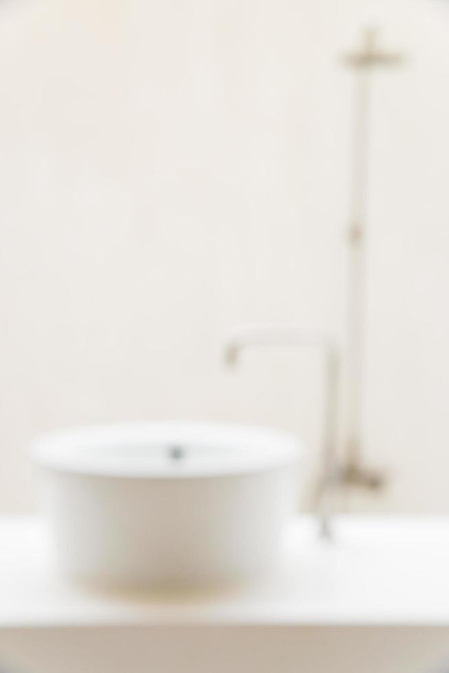 Abstract blur bathroom background photo