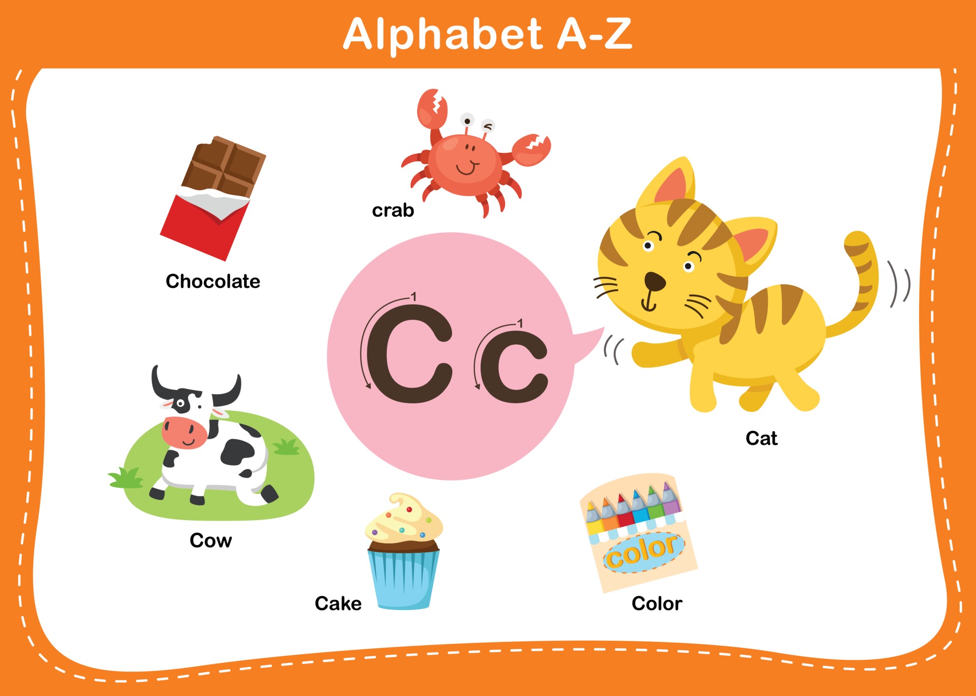 Alphabet Letter C vector illustration 2268018 Vector Art at Vecteezy