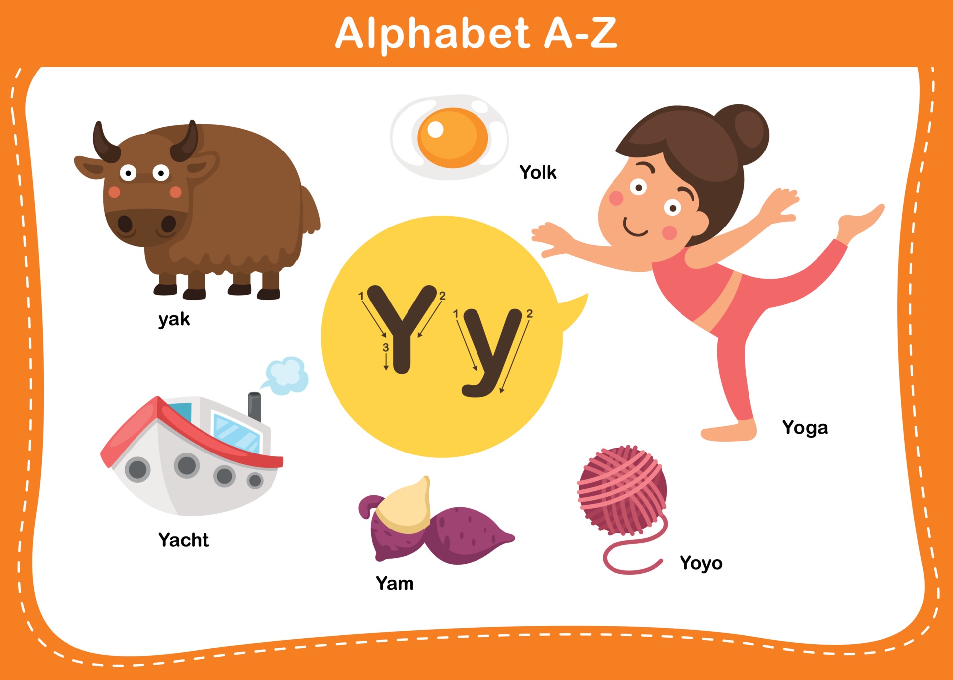 Alphabet Letter Y vector illustration 2268025 Vector Art at Vecteezy