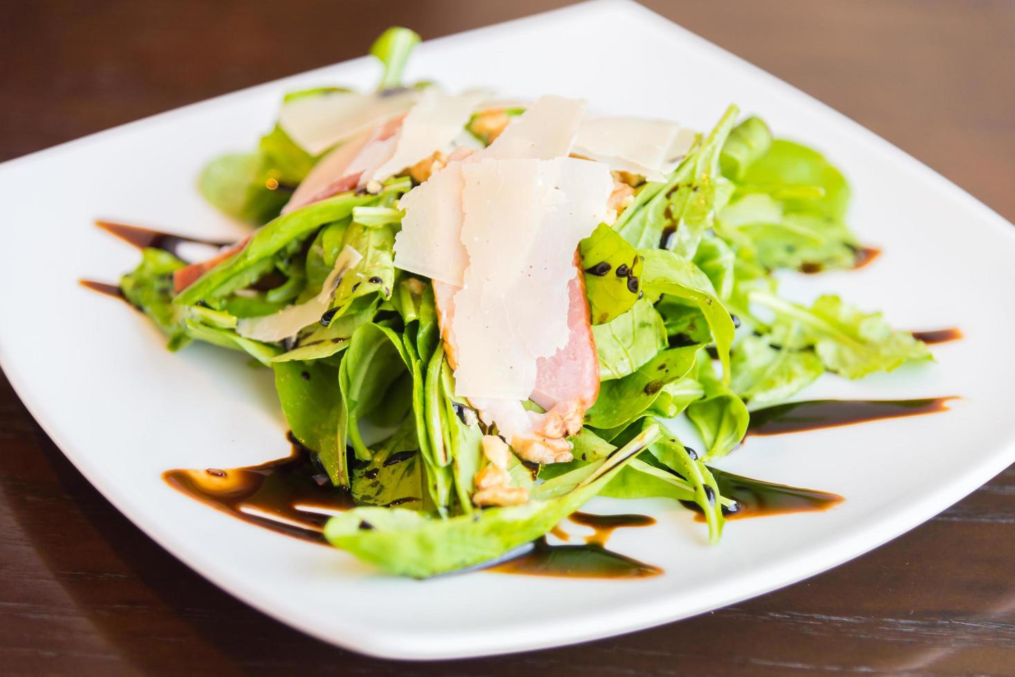 Smoked duck breast salad photo