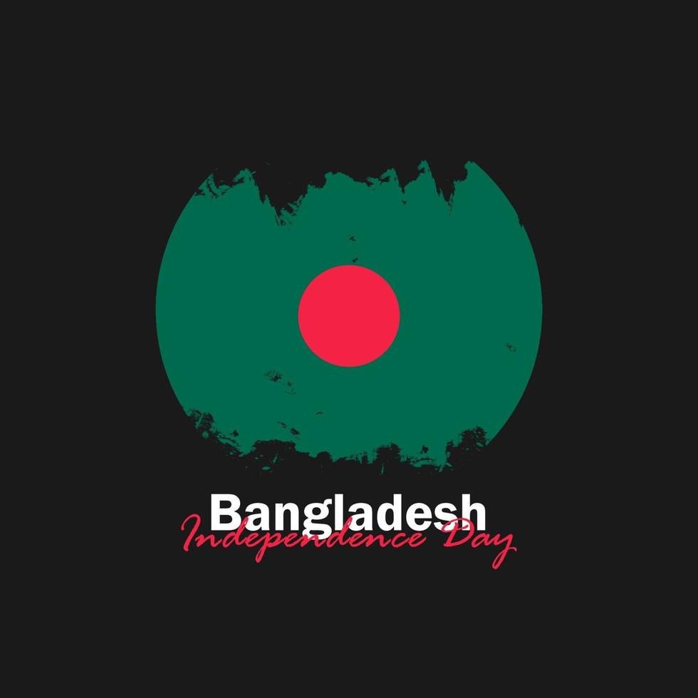 Vector of Independence Day with Bangladesh Flags.
