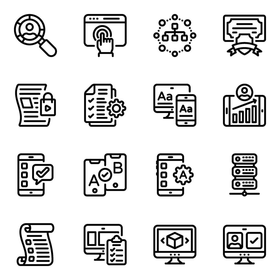 App Design and Web Management vector
