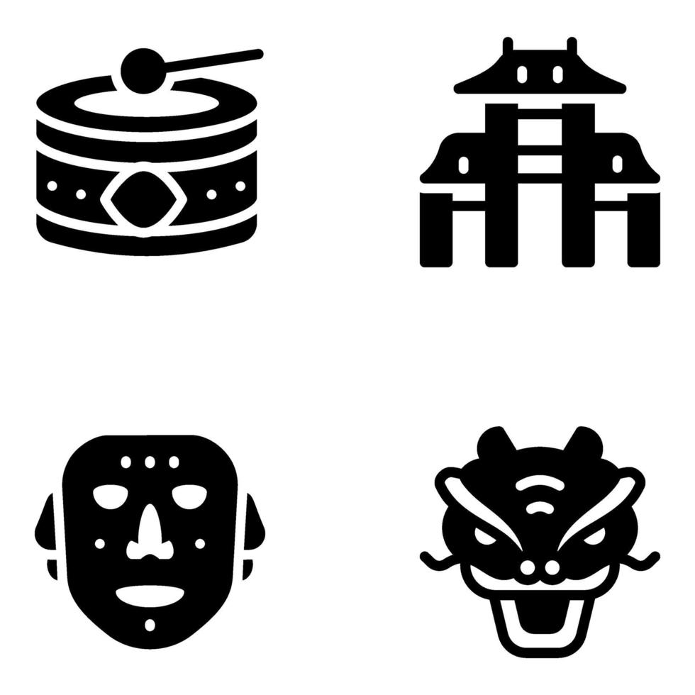 Tribal Elements of Hong Kong vector