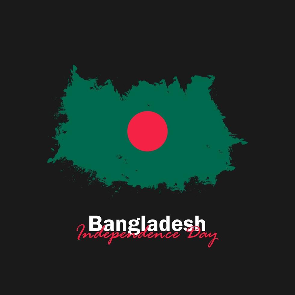 Vector of Independence Day with Bangladesh Flags.