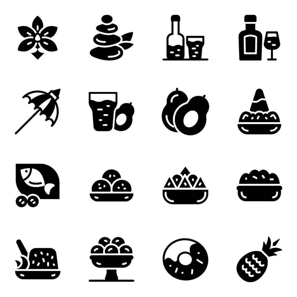 Indonesian Culture and Cuisines vector