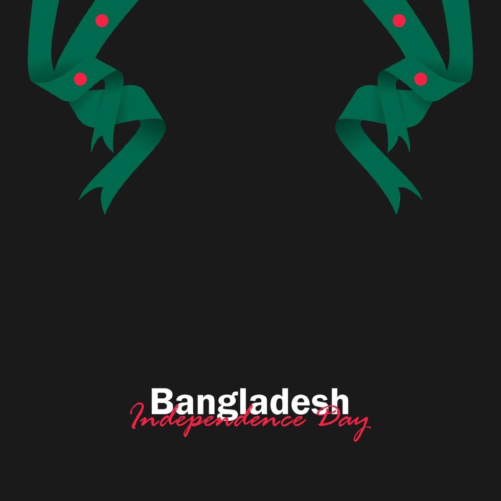 Vector of Independence Day with Bangladesh Flags.