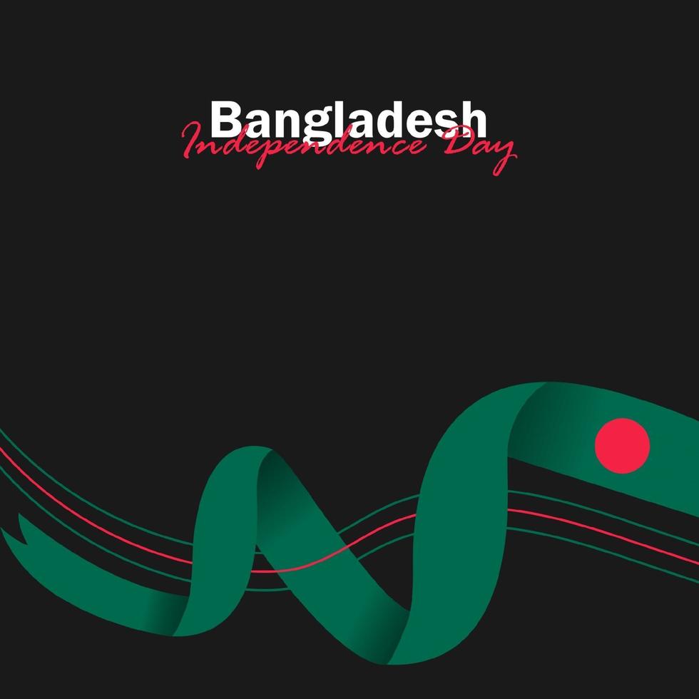 Vector of Independence Day with Bangladesh Flags.